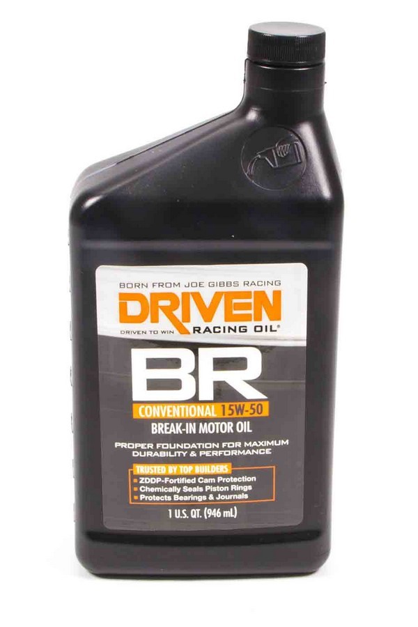 Driven Racing Oil 00106 | DRIVEN RACING OIL BR 15w50 Petroleum Oil 1Qt Break-In Oil