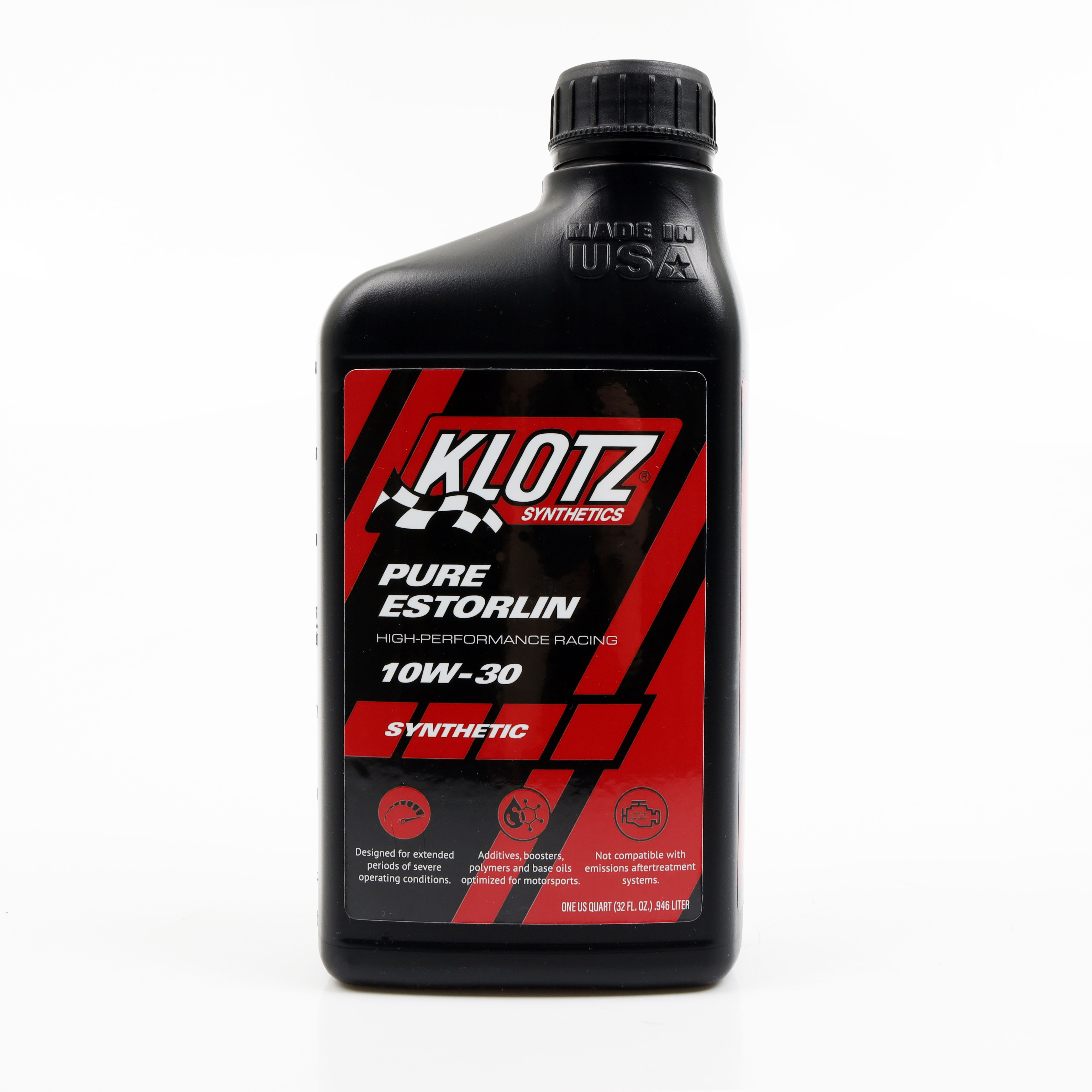 Klotz Synthetic Lubricants kloke-930 | KLOTZ SYNTHETIC LUBRICANTS Pure Estorlin Synthetic Oil 10w30 1 Quart