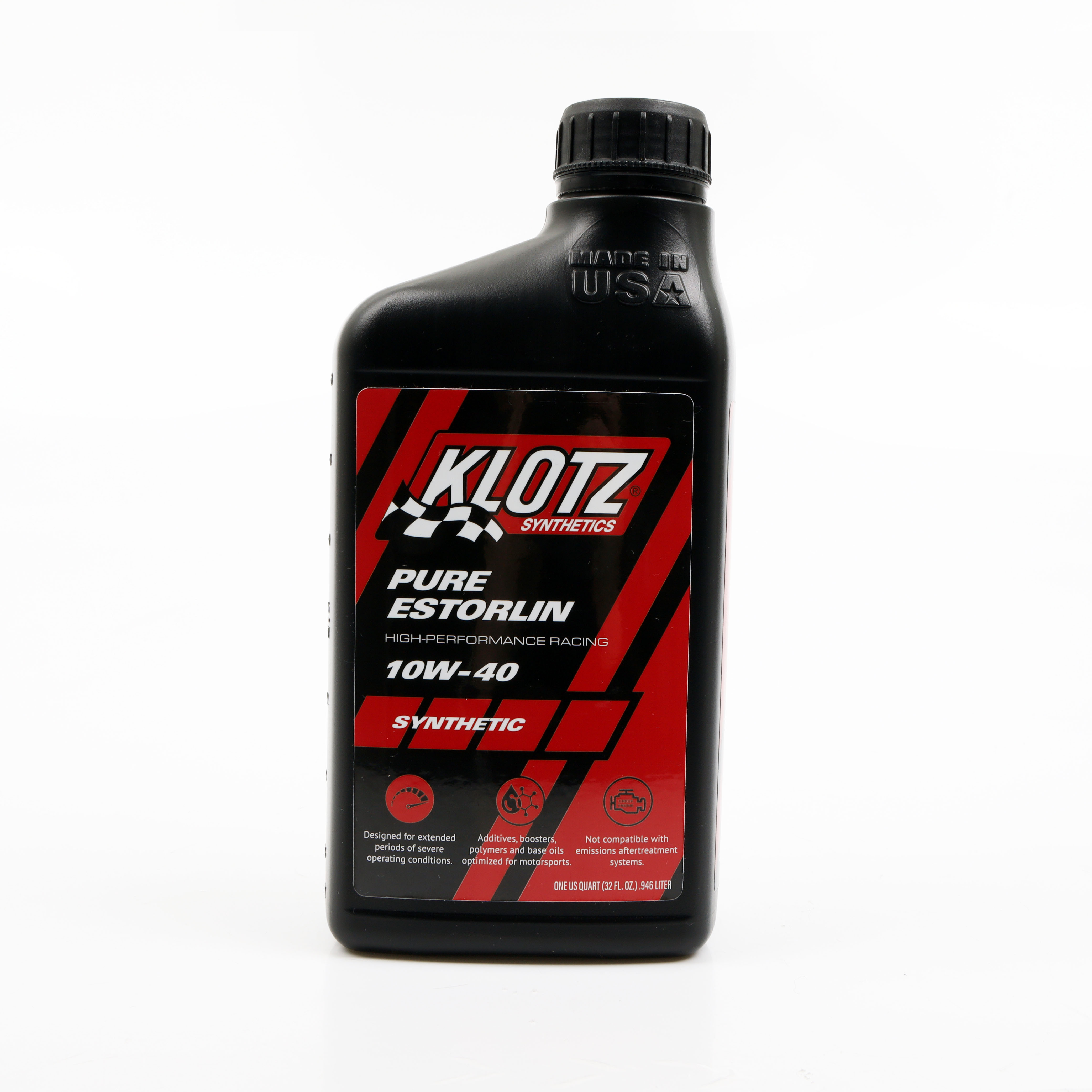 Klotz Synthetic Lubricants kloke-940 | KLOTZ SYNTHETIC LUBRICANTS Pure Estorlin Synthetic Oil 10w40 1 Quart