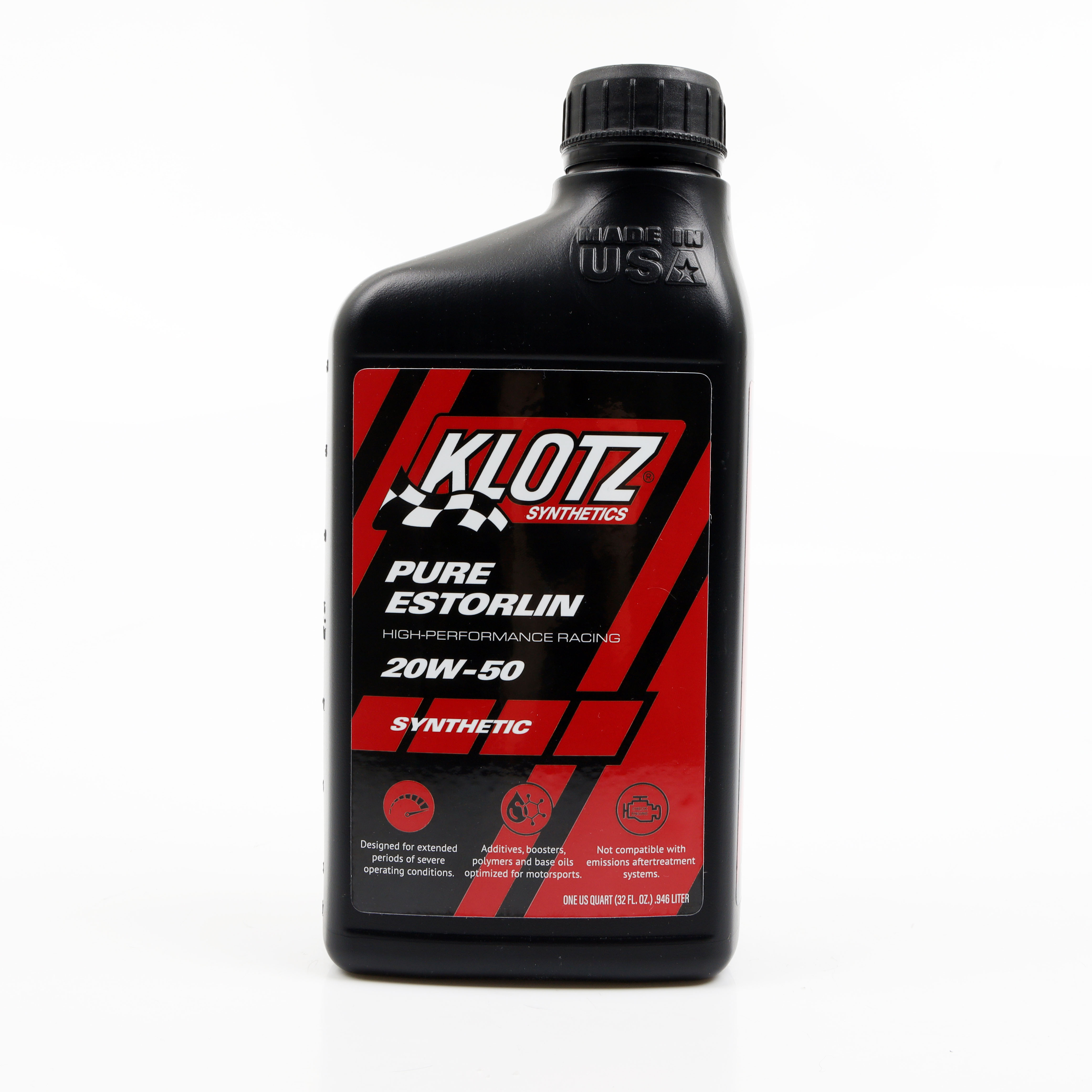 Klotz Synthetic Lubricants kloke-950 | KLOTZ SYNTHETIC LUBRICANTS Pure Estorlin Synthetic Oil 20w50 1 Quart