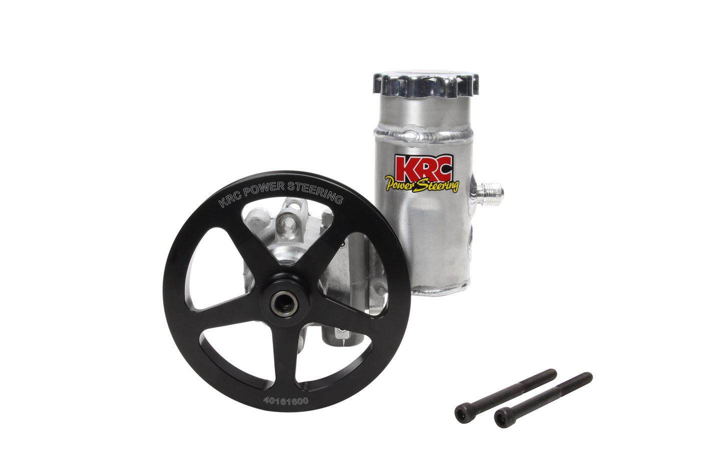 KRC Power Steering esp 19610100 | KRC POWER STEERING P/S Pump Elite w/ 6in V- Belt Pulley w/Reservoir