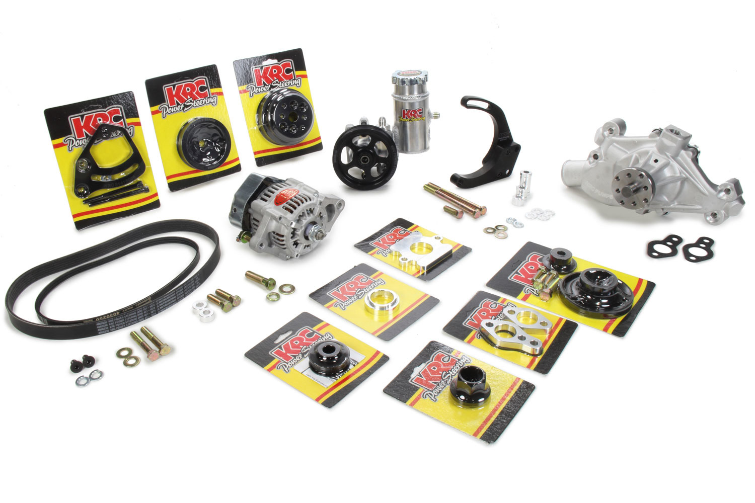 KRC Power Steering kit 16612122 | KRC POWER STEERING Complete SBC Crate Kit Block Mount