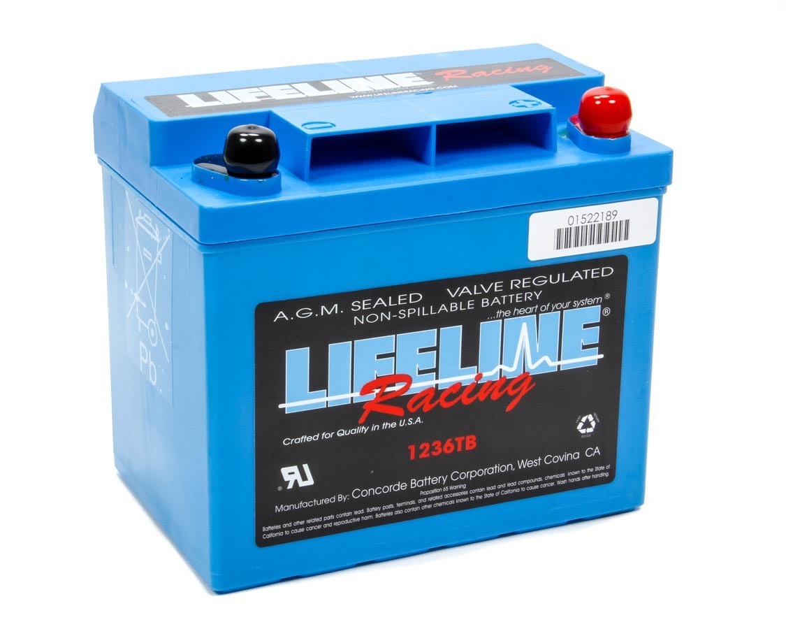 Lifeline Battery ll-1236tb | LIFELINE BATTERY Power Cell Battery 7.71 x 5.18 x 6.89