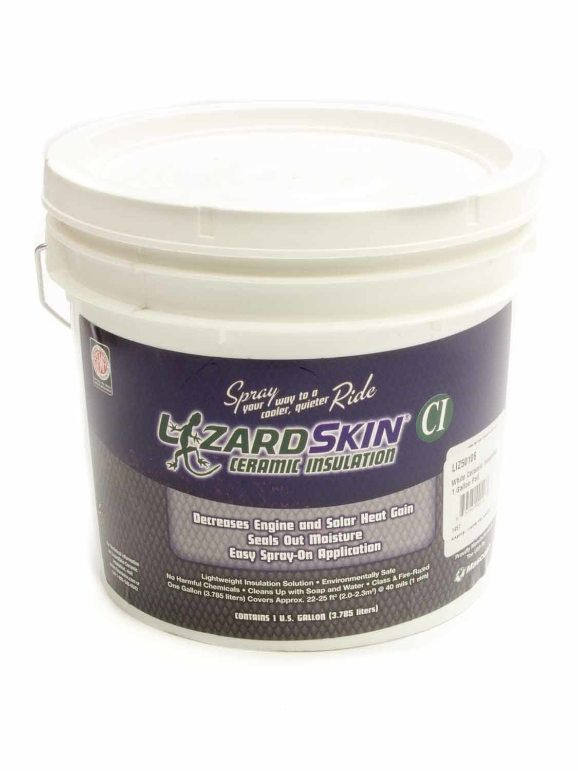 Lizard Skin 1301-1 | LIZARD SKIN White Ceramic Insulation 1 Gallon Pail