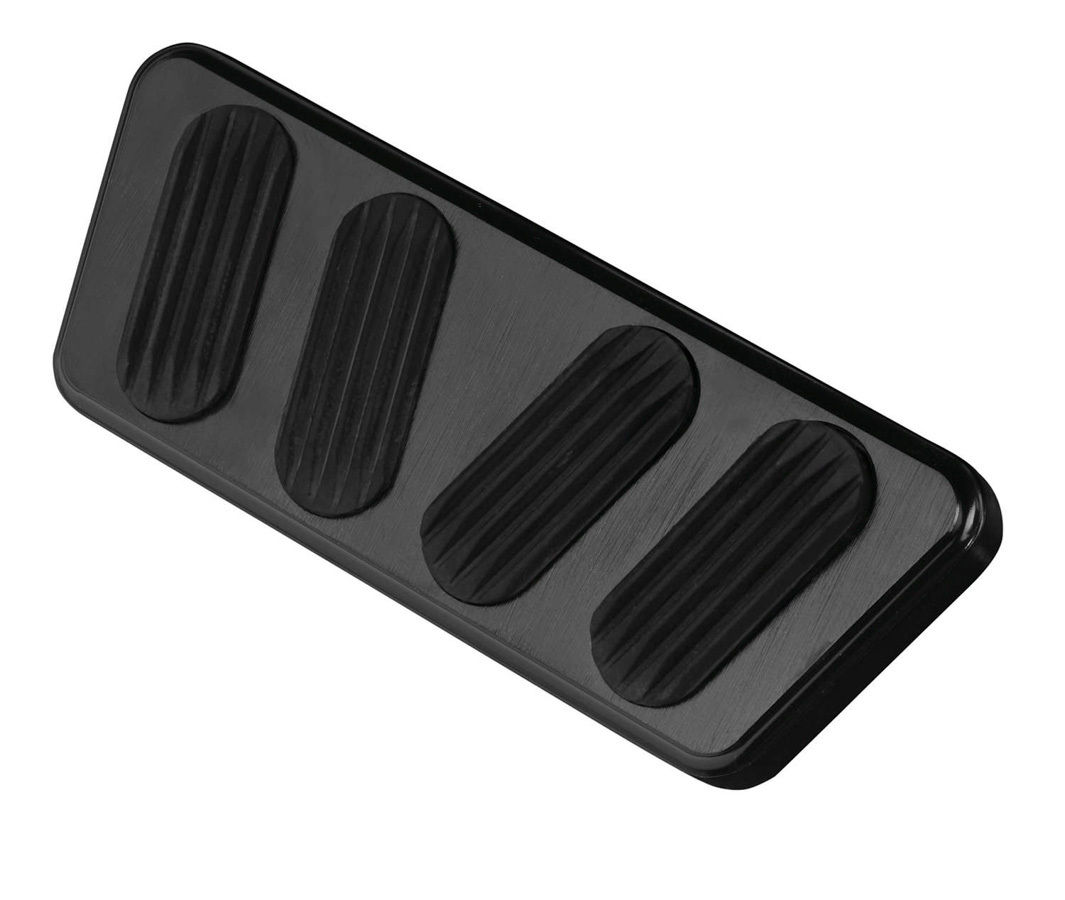 Lokar xbag-6123 | LOKAR 64-68 Mustang Black Brake Pedal Pad A/T; 1964-1968