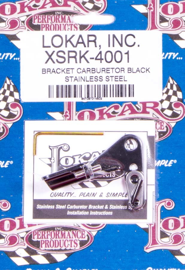 Lokar xsrk-4001 | LOKAR Black SS Carb Bracket