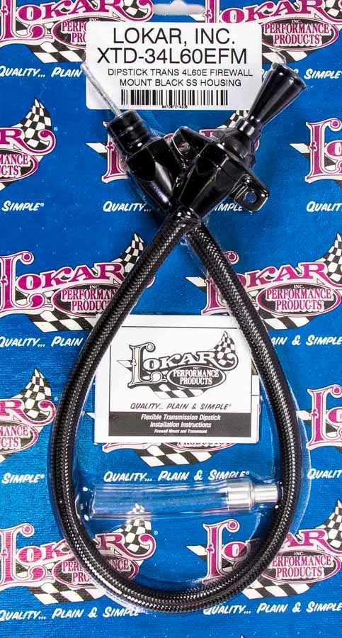 Lokar xtd-34l60efm | LOKAR Black Trans Dipstick GM 4L60E Firewall Mount