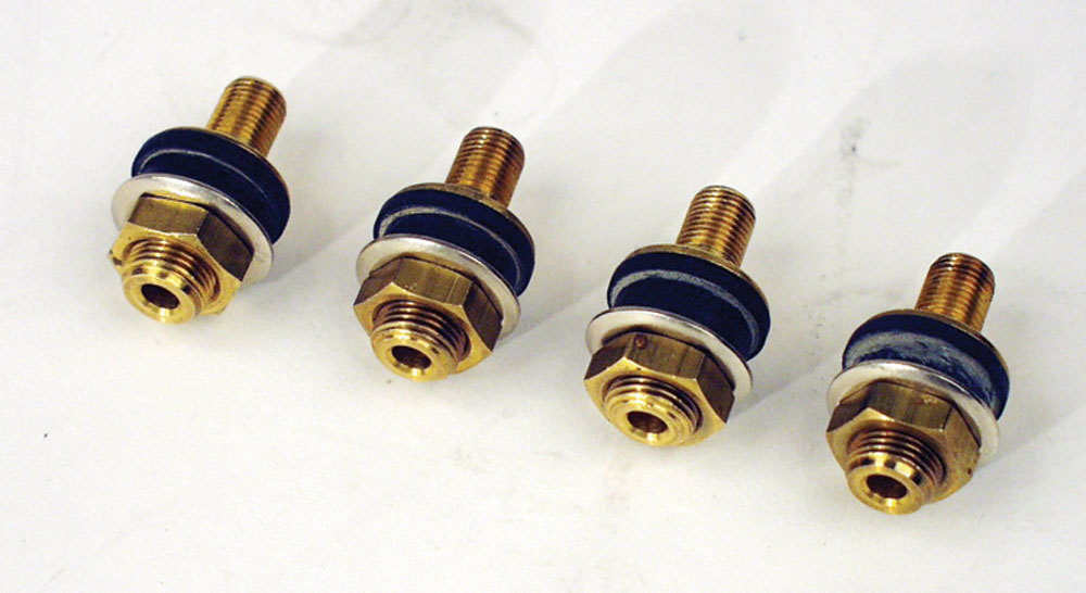 Longacre 52-50265 | LONGACRE Brass Valve Stems Low Profile (4pk)