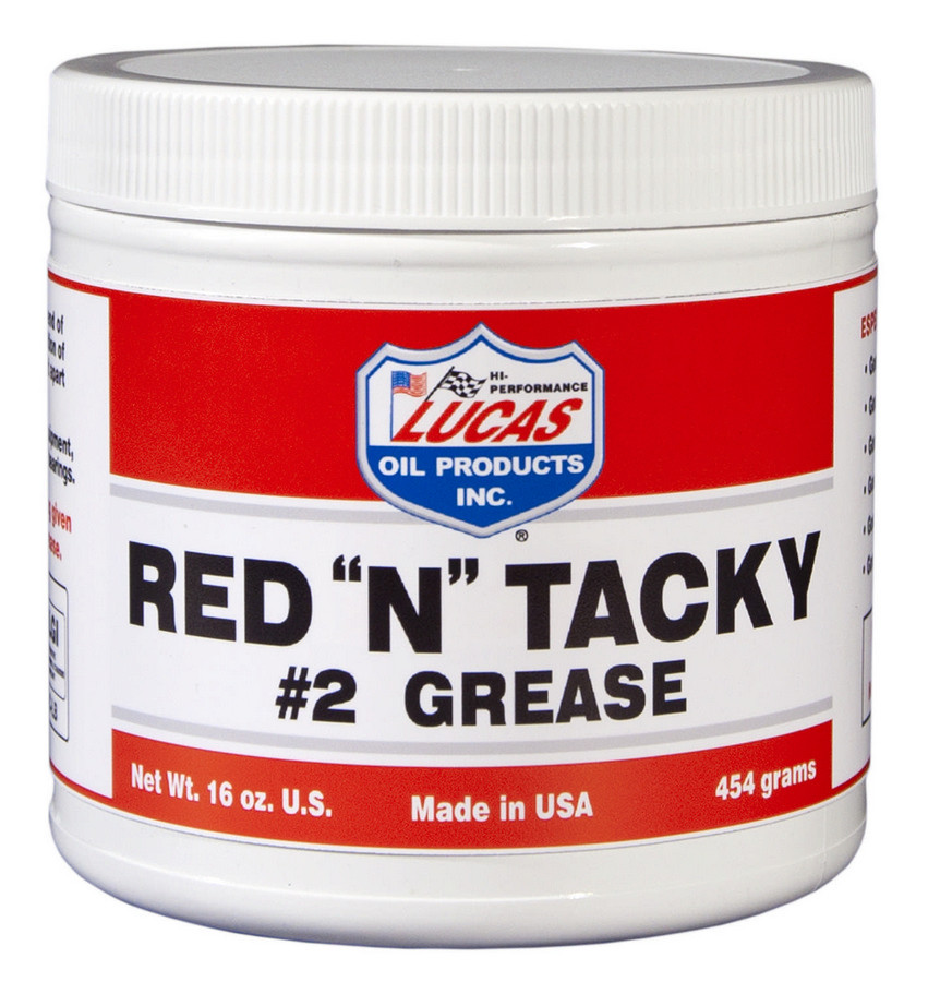 Lucas Oil luc10574 | LUCAS OIL Red N Tacky Grease 1lb Tub