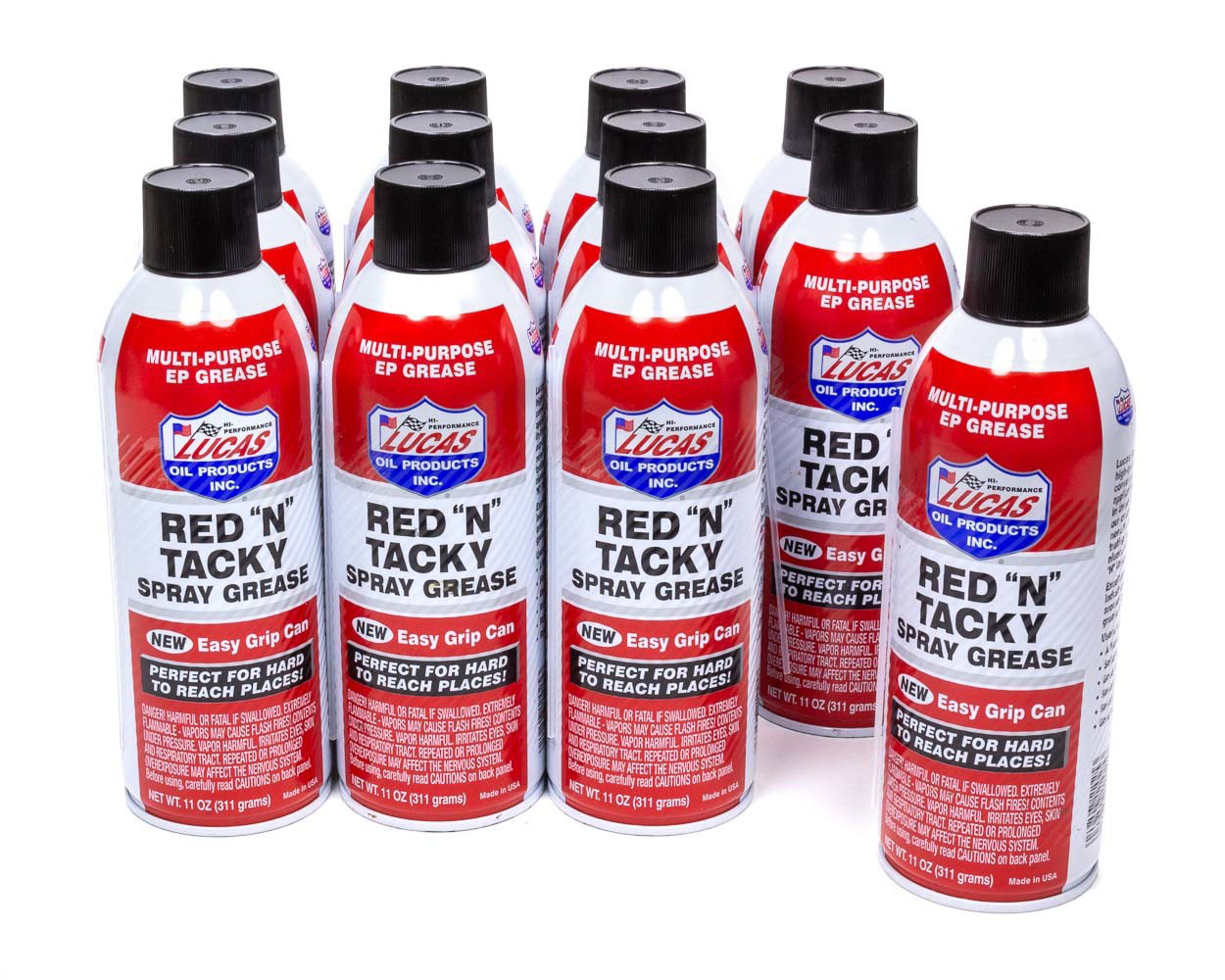 Lucas Oil 11025 | LUCAS OIL Red-N-Tacky Spray Grease Temp Disc 5/21