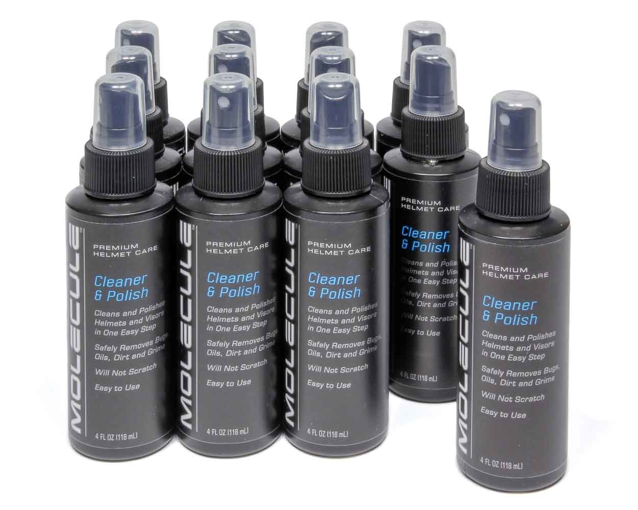 Molecule mlhcp-4-12 | MOLECULE Helmet Cleaner & Polish 4oz Spray Case of 12