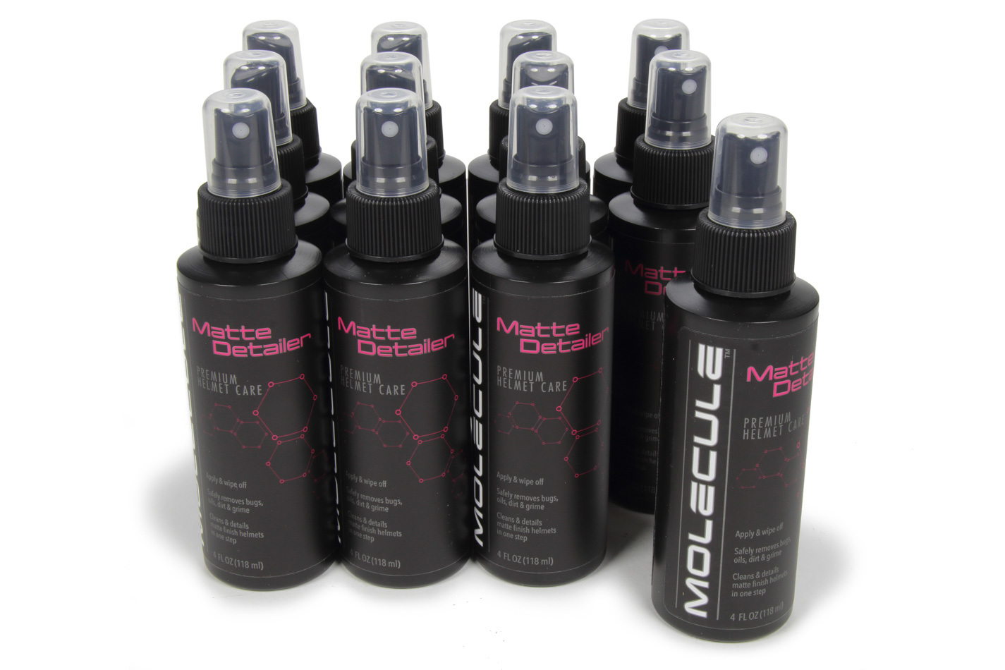 Molecule mshmd-4-12 | MOLECULE Matte Helmet Detailer 4oz Bottle Case Of 12