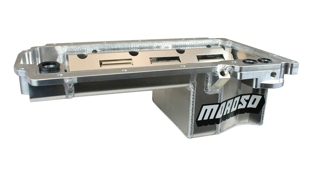 Moroso 21148 | GM 4.3L V6 Oil Pan Rear Sump Road Race 6in Deep