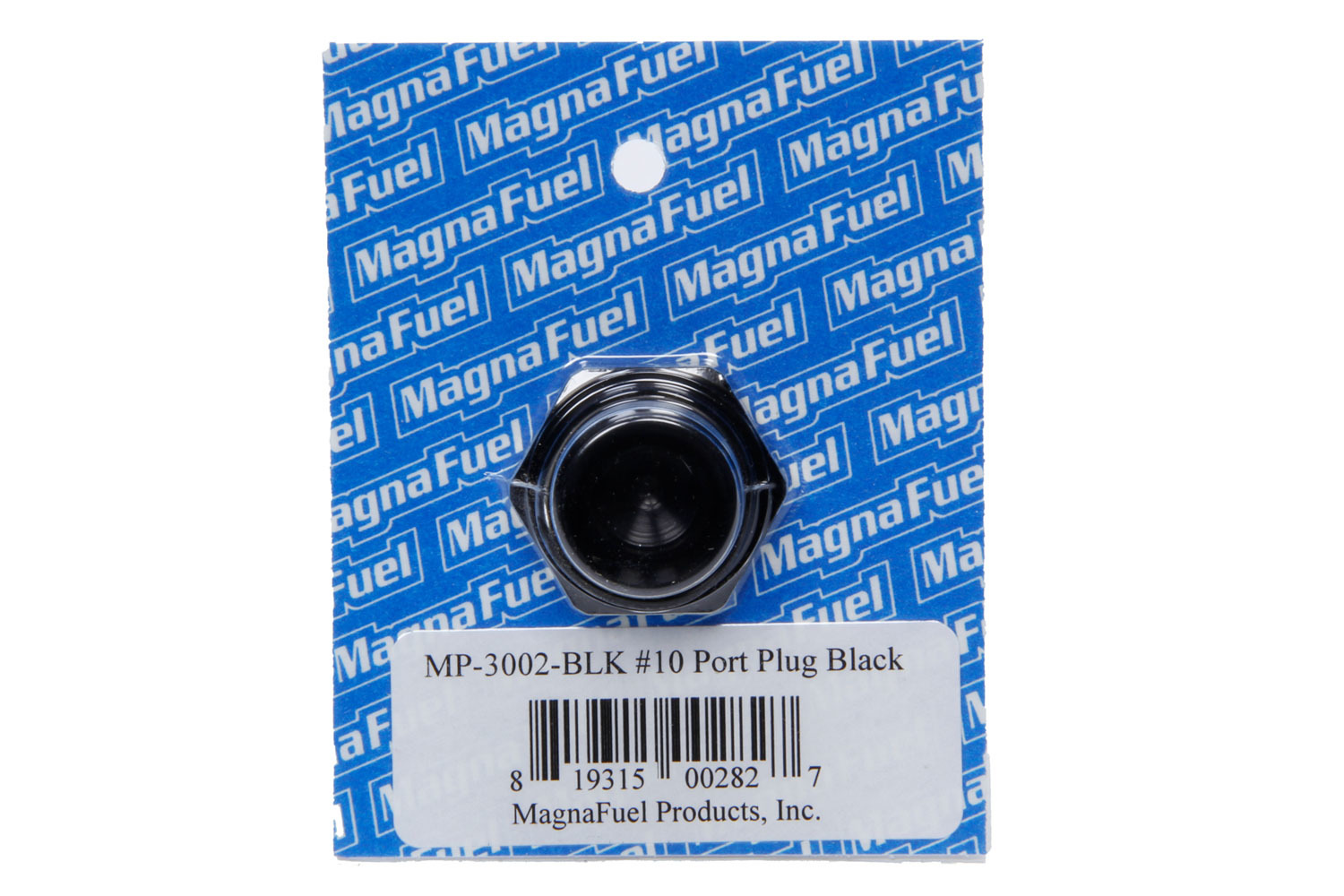 Magnafuel/Magnaflow Fuel Systems mp-3002-blk | MAGNAFUEL/MAGNAFLOW FUEL SYSTEMS #10 Straight Port Plug Black