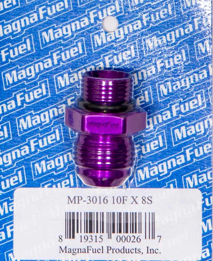 Magnafuel/Magnaflow Fuel Systems mp-3016 | MAGNAFUEL/MAGNAFLOW FUEL SYSTEMS #10 to #8 O-Ring Male Adapter Fitting