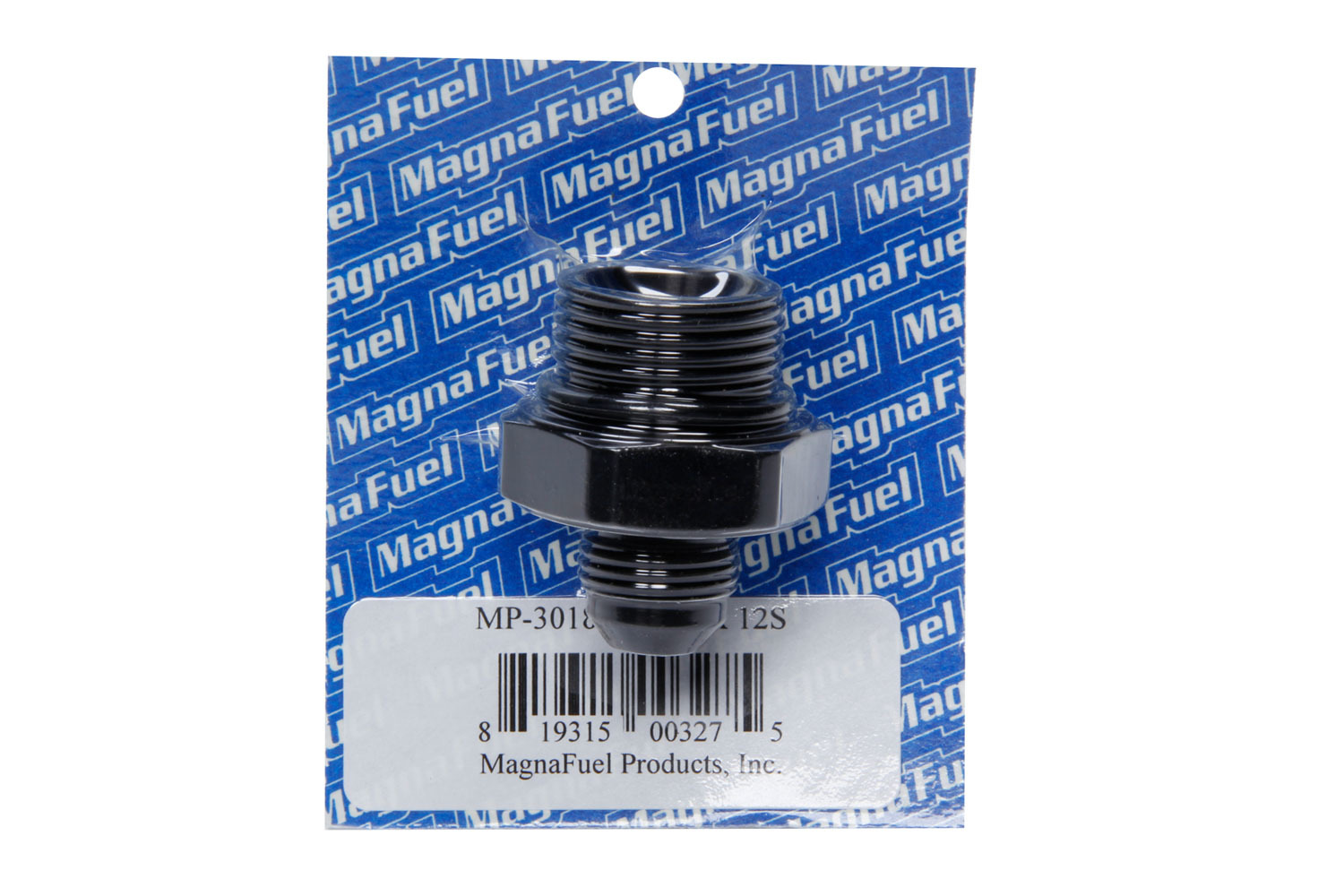 Magnafuel/Magnaflow Fuel Systems mp-3018-blk | MAGNAFUEL/MAGNAFLOW FUEL SYSTEMS #8 to #12 O-Ring Male Adapter Fitting Black