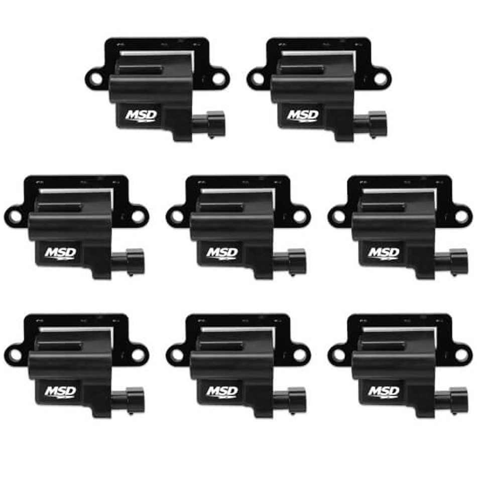 MSD 826483 | MSD Coil GM L-Series Truck 99-09 MSD Black 8pk; 1999-2009