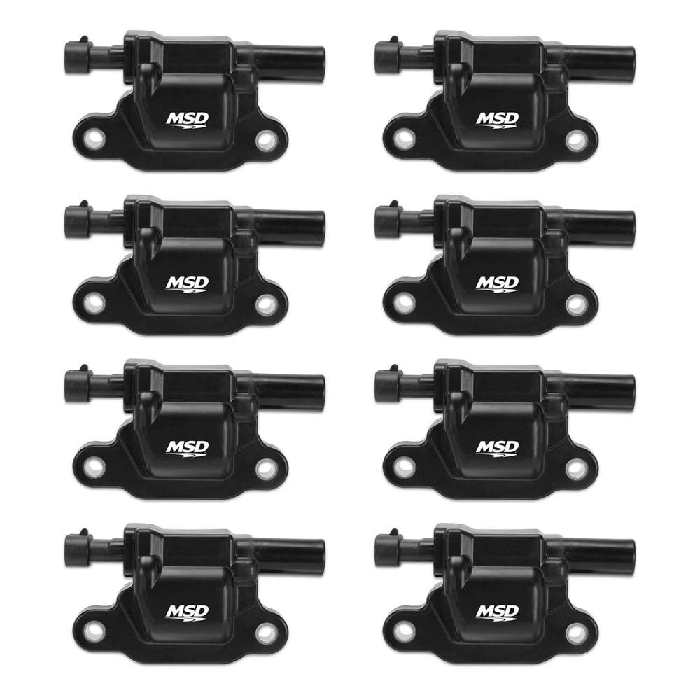 MSD 826583 | GM LS Coils 8-pk 99-08 Trucks - Black; 1999-2008