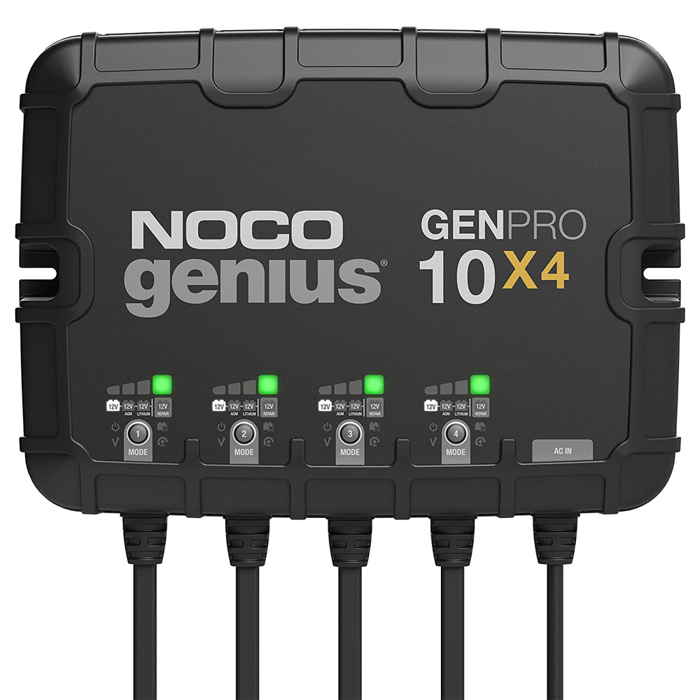 NOCO genpro10x4 | Battery Charger 4-Bank 40 Amp Onboard