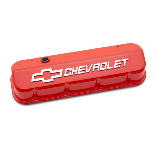 Proform 141-871 | PROFORM Slant Edge Valve Covers BBC Chevy Orange