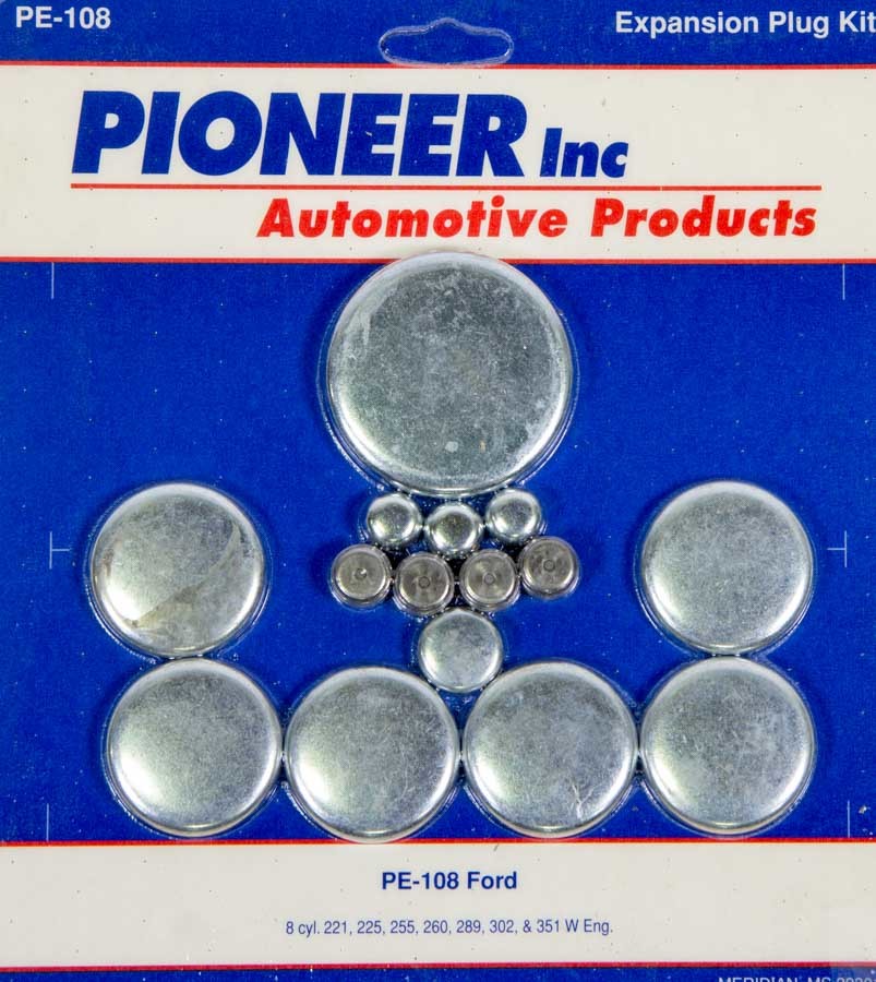 Pioneer pe-108 | PIONEER 302 Ford Freeze Plug Kit