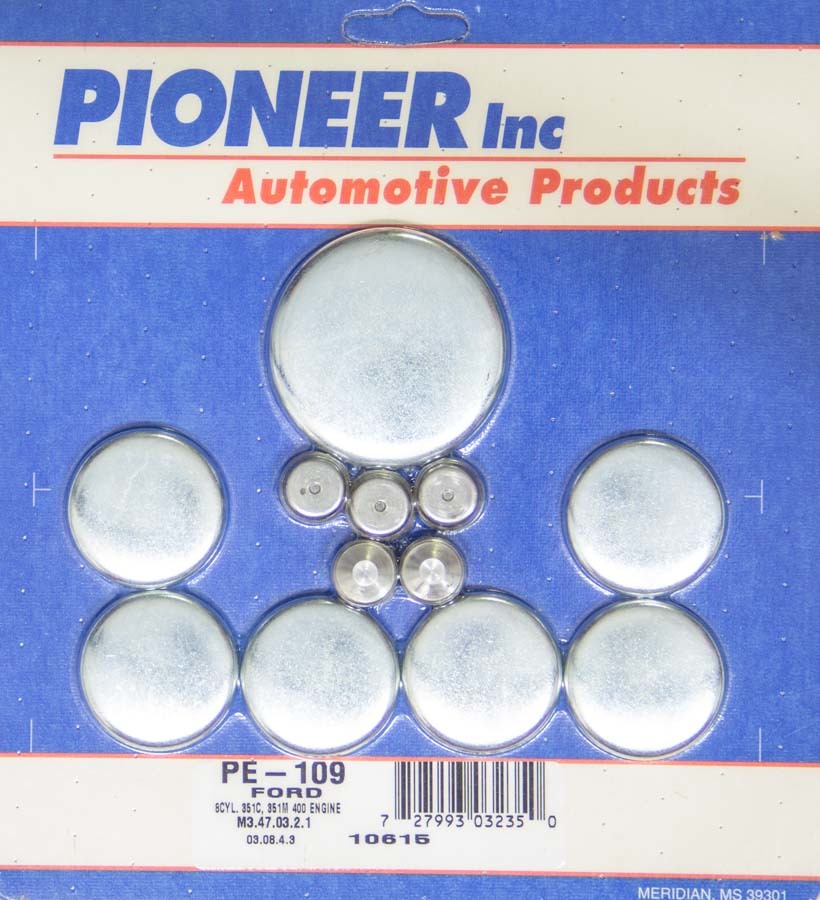 Pioneer pe-109 | PIONEER 400 Ford Freeze Plug Kit