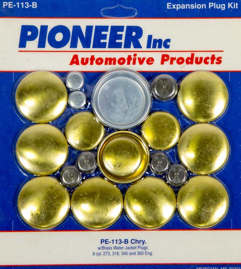 Pioneer pe-113-b | PIONEER 318 Dodge Freeze Plug Kit - Brass