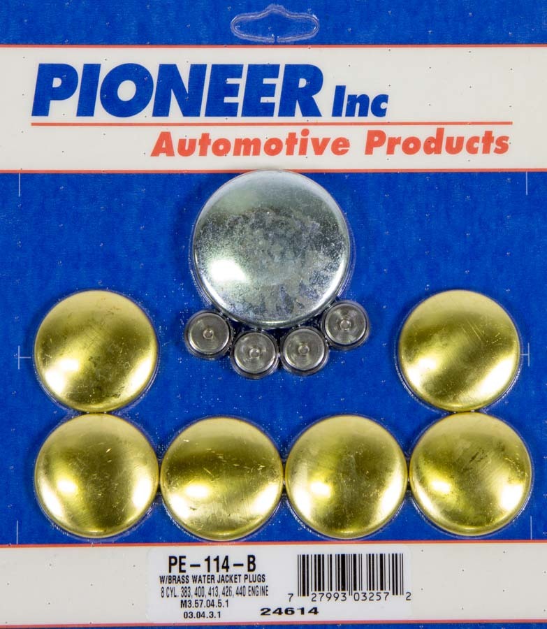 Pioneer pe-114-b | PIONEER BBM B/RB Freeze Plug Kit - Brass