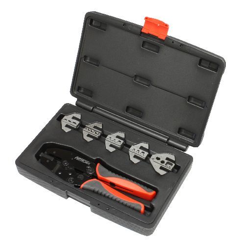 Pertronix Ignition t3001 | PERTRONIX IGNITION Ratchet Crimp Tool Kit 6-Piece Quick Change Kit