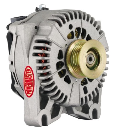 Powermaster 47781 | POWERMASTER 200amp Alternator Ford 4G Style Natural Finish