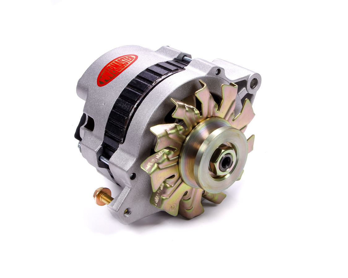 Powermaster 478021 | POWERMASTER Alternator 140 Amp Delco Natural Finish