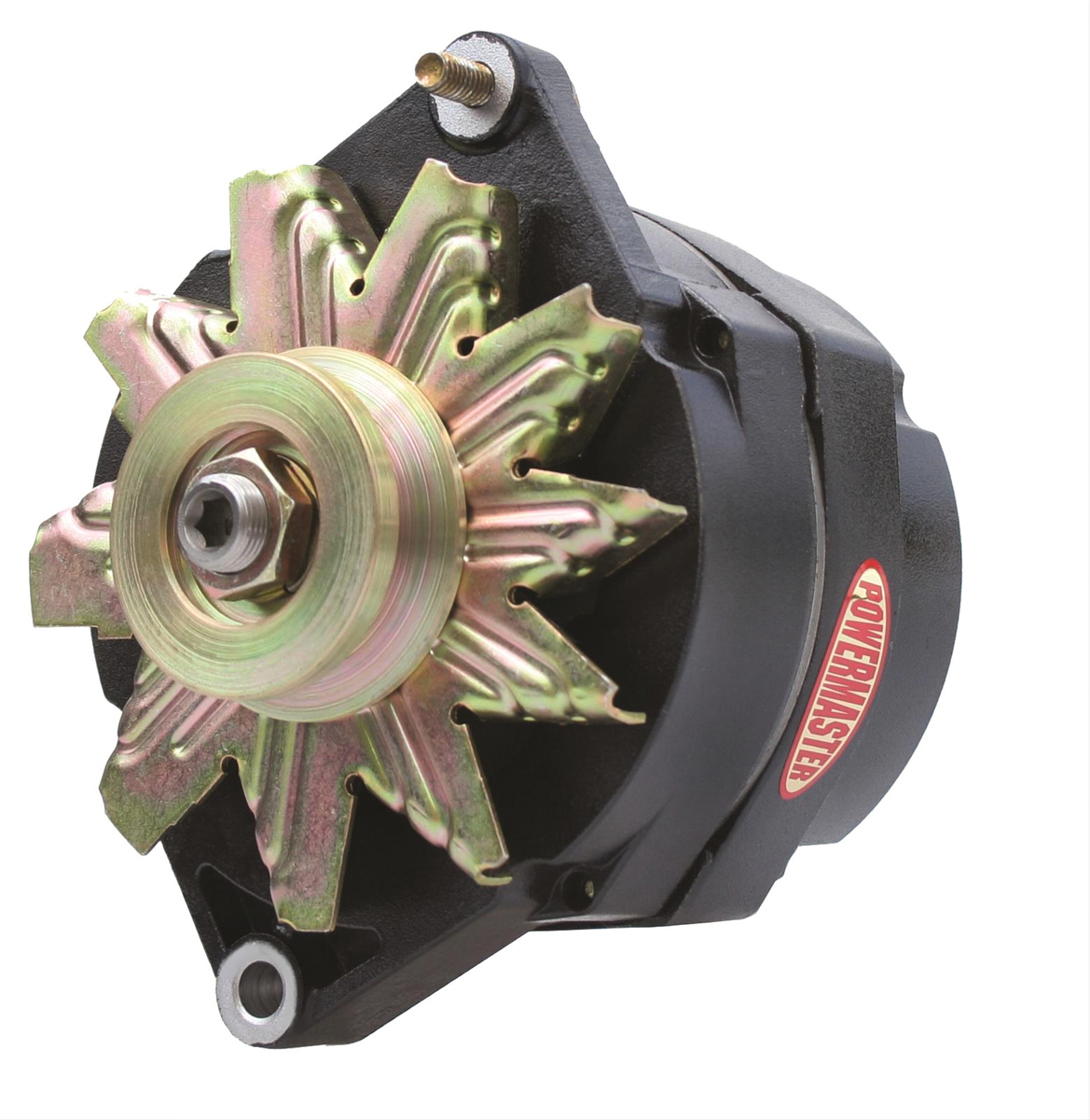 Powermaster 57293 | POWERMASTER Alternator GM 12SI 150 Amp 1-V Pulley Black