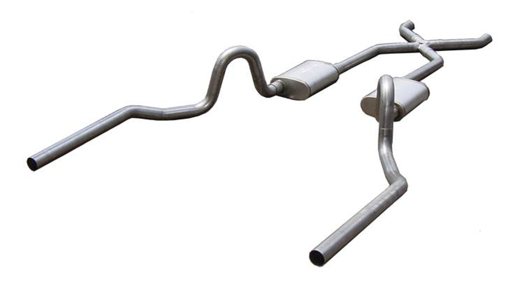 Pypes Exhaust sga10t | 64-72 A-Body Crossmember Back Exhaust 2.5in; 1964-1972