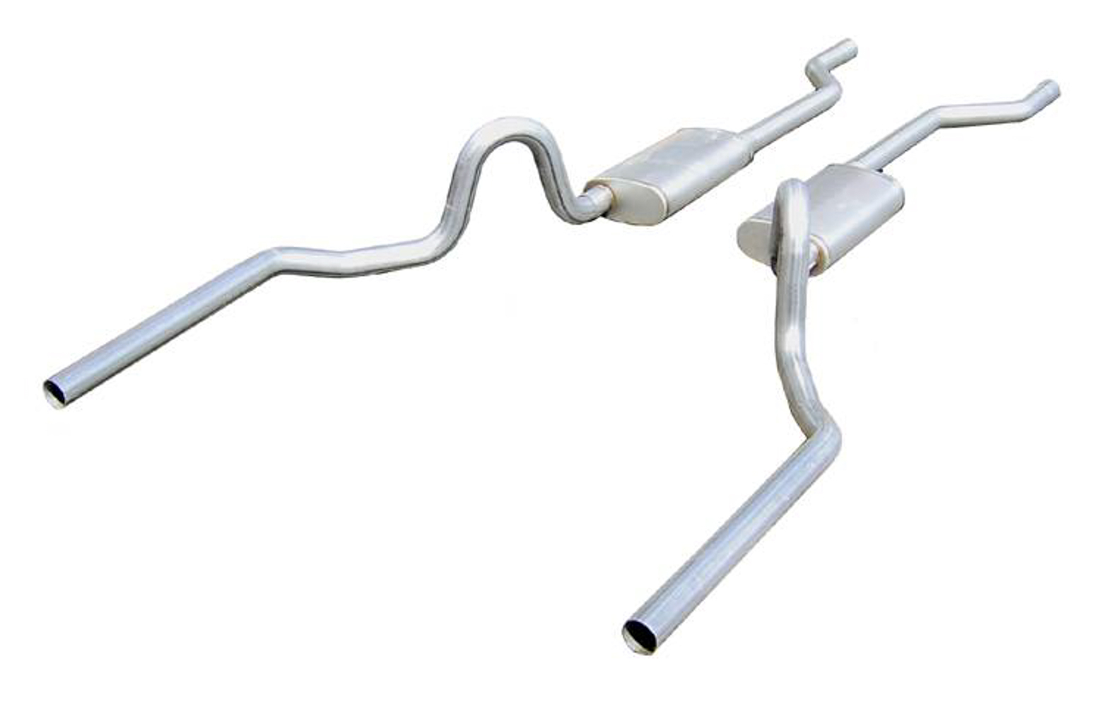 Pypes Exhaust sga30t | 64-72 A-Body Crossmember Back Exhaust 2.5in; 1964-1972