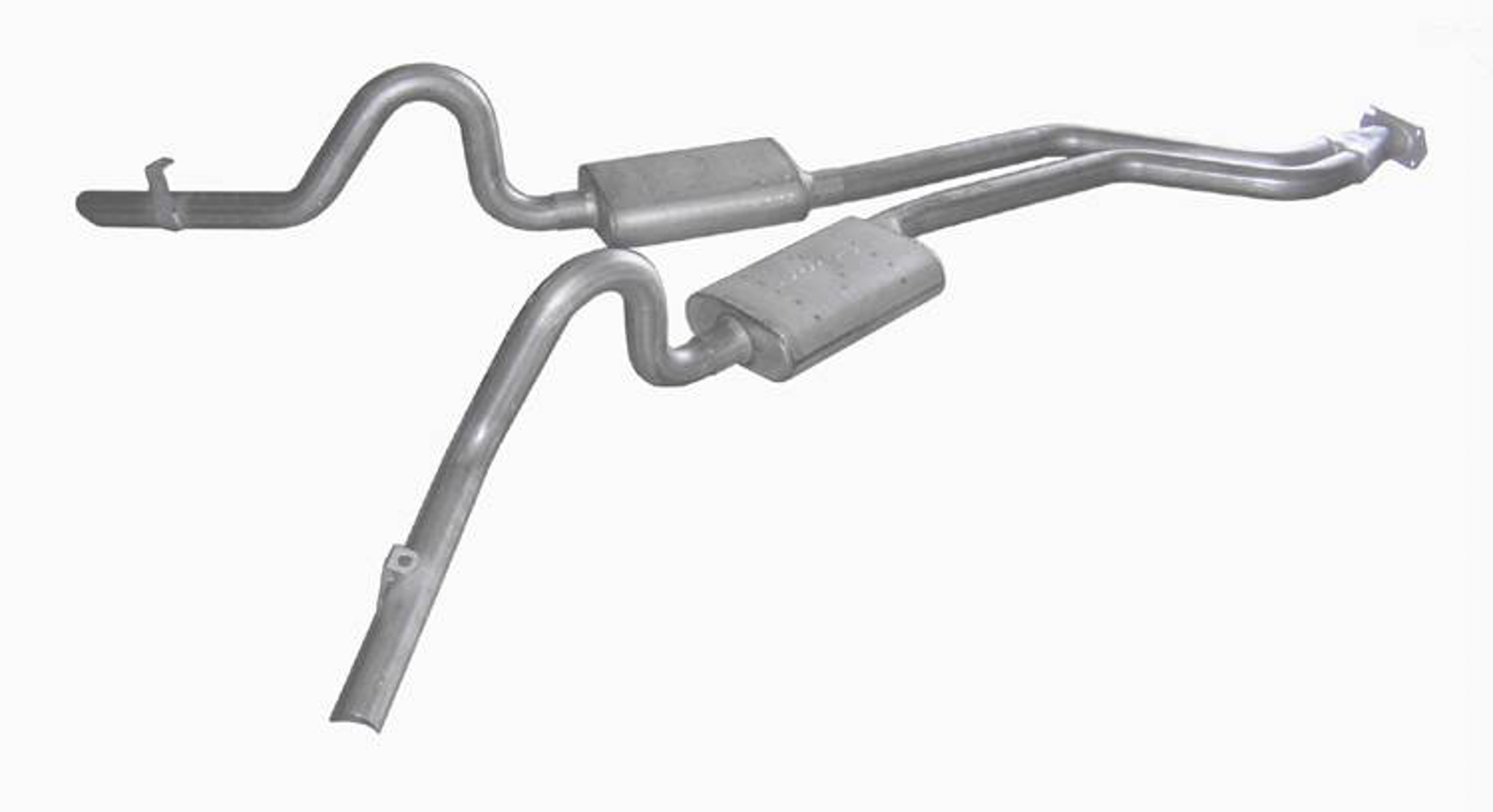 Pypes Exhaust sgg50t | 78-88 GM G-Body Cat Back Exhaust 2.5in; 1978-1988