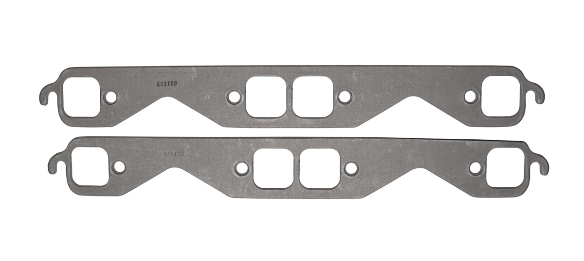 SCE Gaskets 411180 | SCE GASKETS SBC Exhaust Gasket Set Square Port