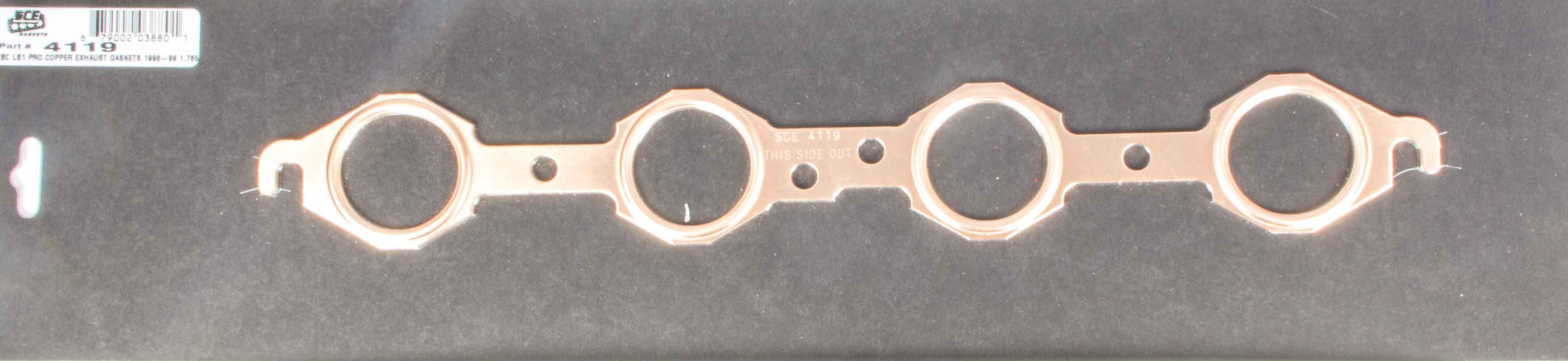 SCE Gaskets 4119 | SCE GASKETS LS1 Pro Copper Exhaust Gasket