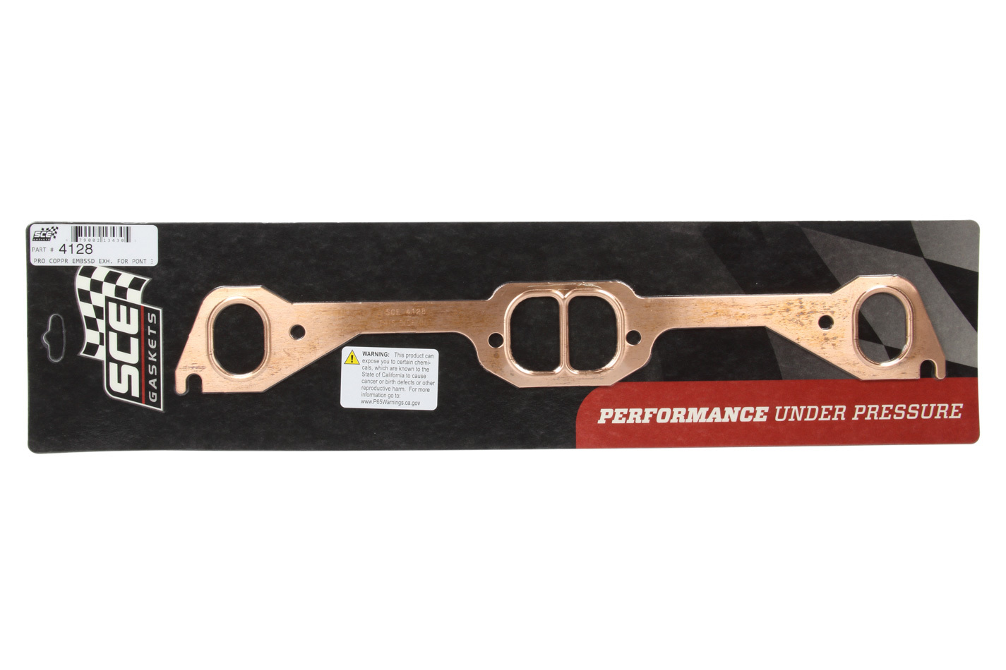 SCE Gaskets 4128 | SCE GASKETS Pontiac D-Port Copper Exhaust Gasket Set