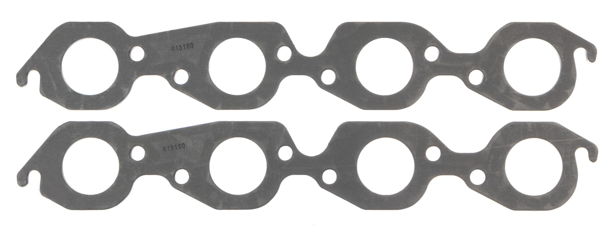 SCE Gaskets 413180 | SCE GASKETS BBC Exhaust Gasket Set Small Round Port