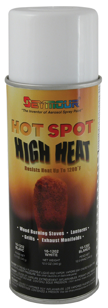 Seymour Paint 16-1202 | SEYMOUR PAINT Hot Spot High Temp Paint White