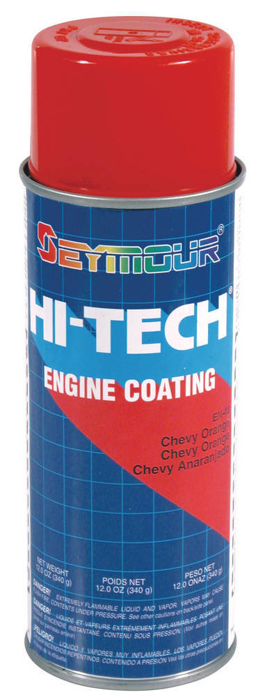 Seymour Paint en-48 | SEYMOUR PAINT Hi-Tech Engine Paints Chevy Orange