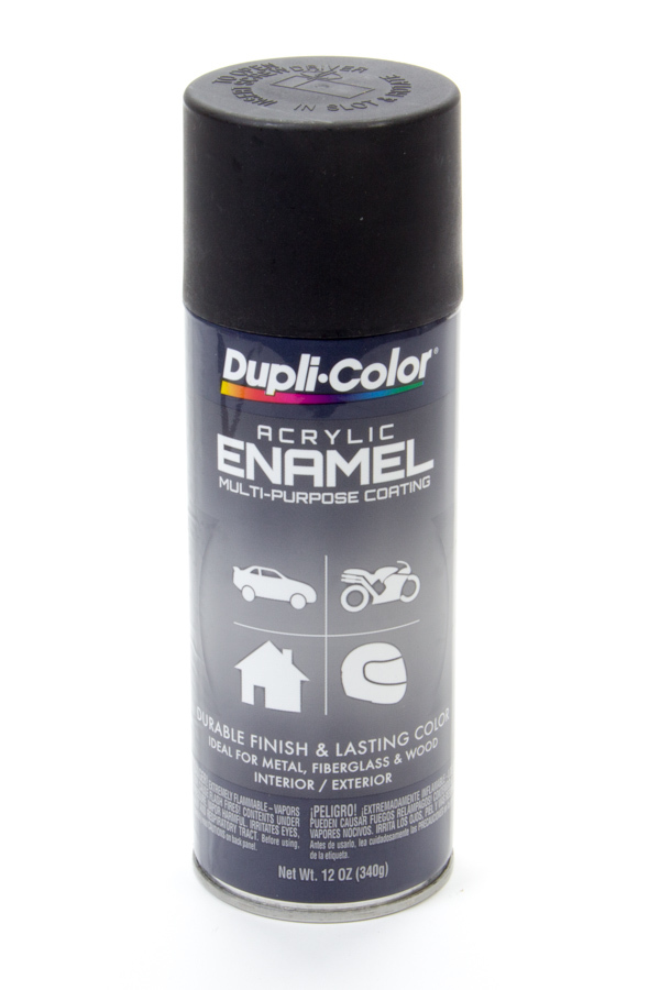 Dupli-Color/Krylon da1605 | DUPLI-COLOR/KRYLON Flat Black Enamel Paint 12oz