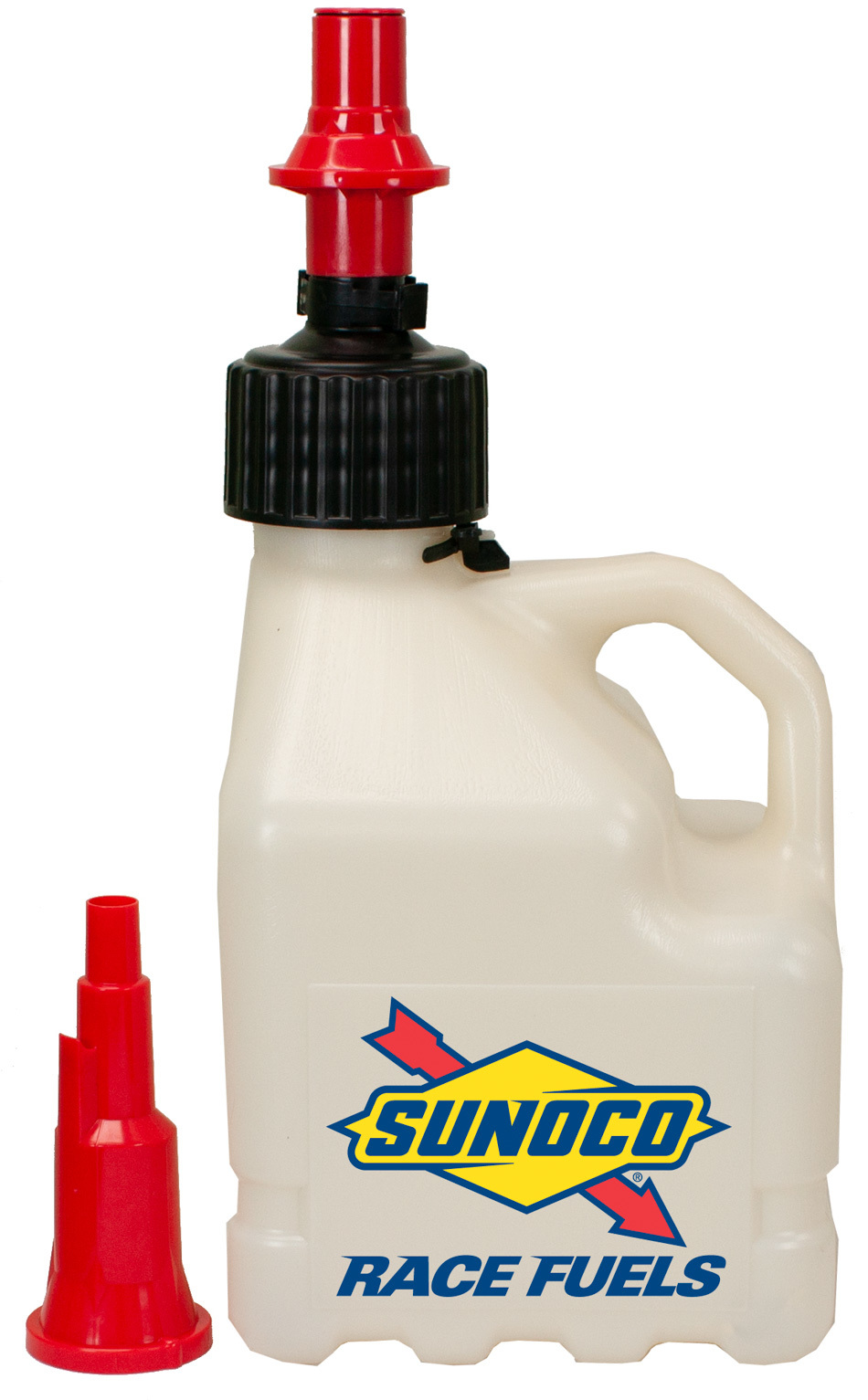 Sunoco Race Jugs r3100cl-ff | SUNOCO RACE JUGS Clear Sunoco 3 Gallon Utility Jug w/ Fastflo