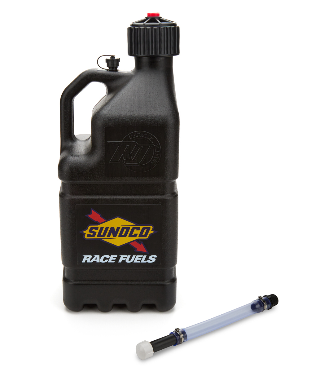 Sunoco Race Jugs srjr7500bkhose | SUNOCO RACE JUGS Black Sunoco Race Jug GEN 3 w/Filler Hose