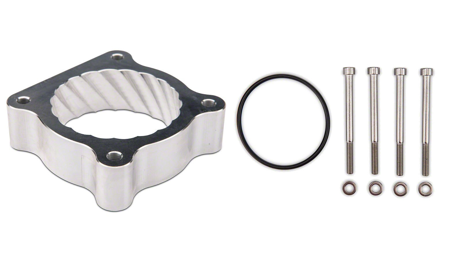 Steeda Autosports 555-3195 | STEEDA AUTOSPORTS Throttle Body Spacer 15-18 Mustang EcoBoost; 2015-2018