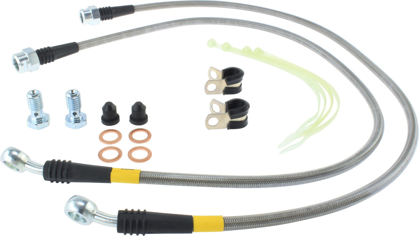 Stoptech 950.66001 | SPORTSTOP STAINLESS STEE L BRAKE LINE