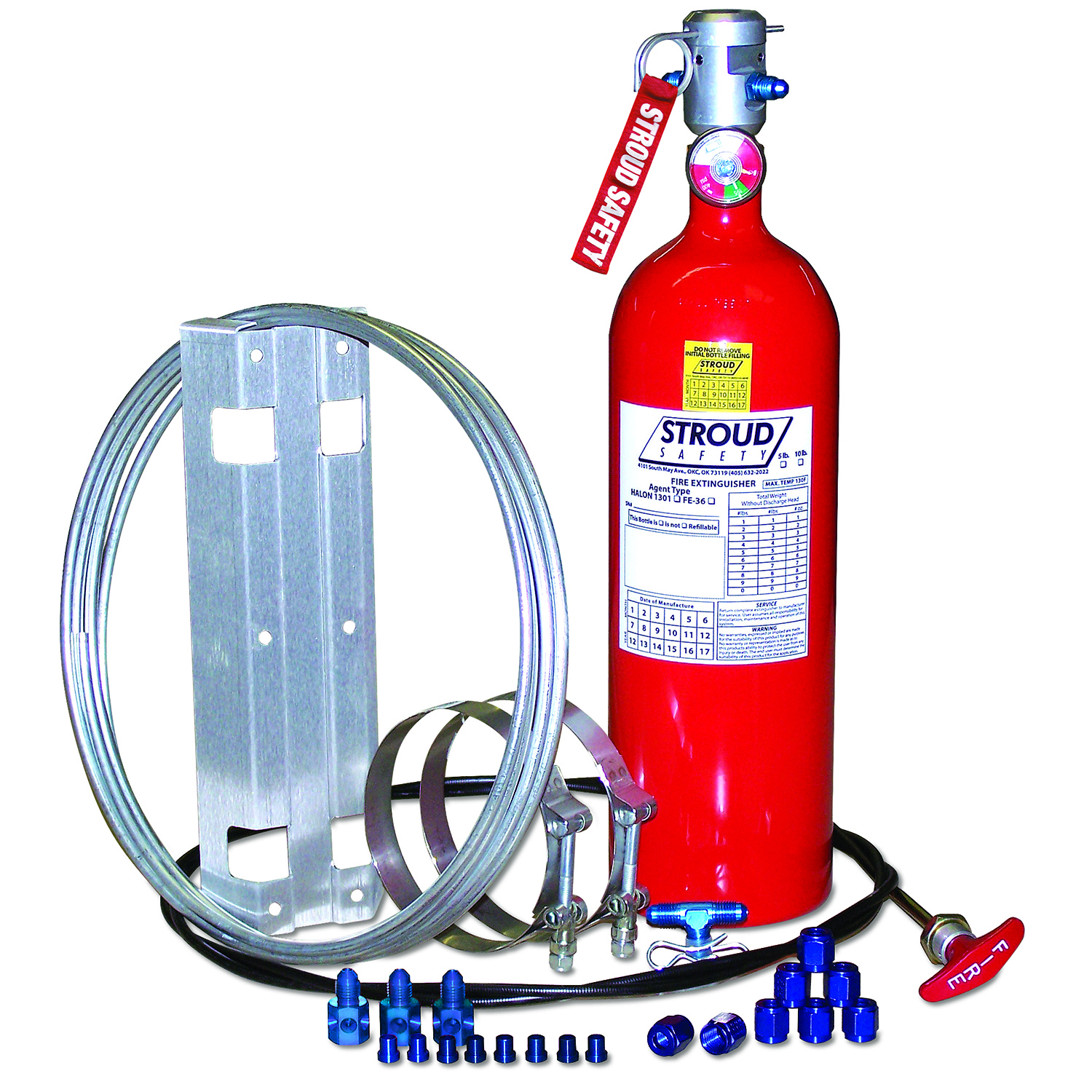 Stroud Safety 9302 | STROUD SAFETY Fire Suppression System Novec 1230 5lb Pull Cabl