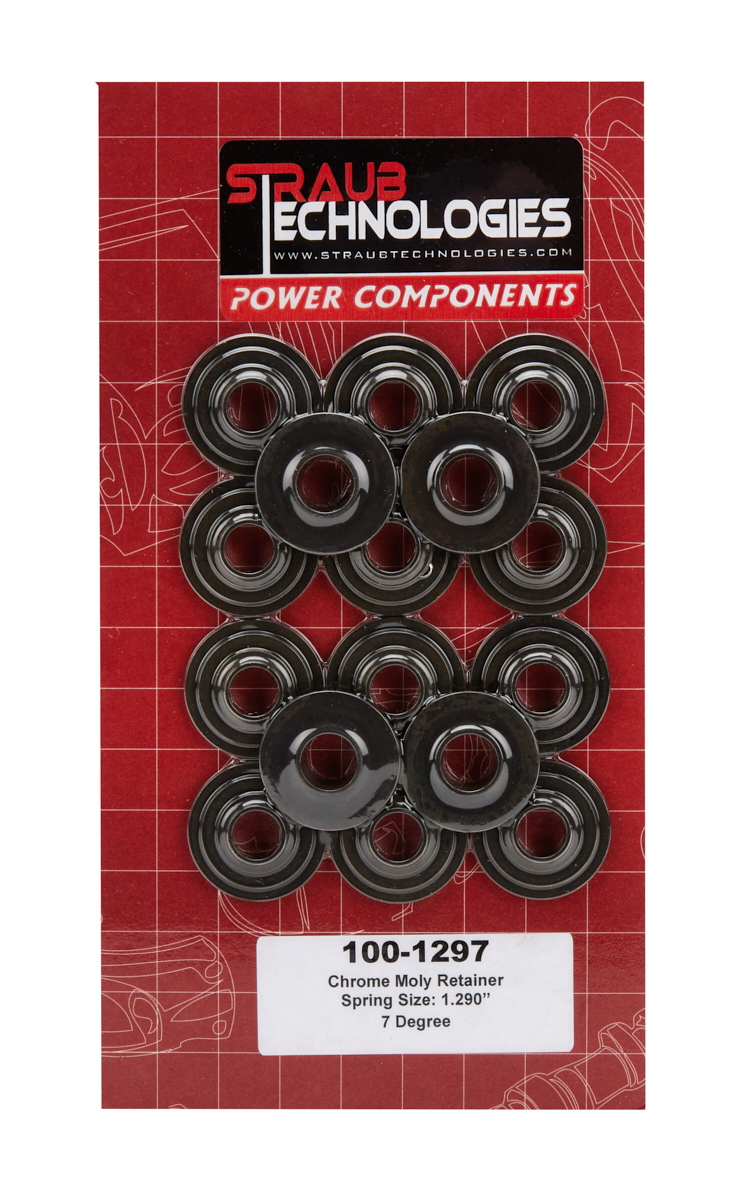 Straub Technologies Inc. 100-1297 | STRAUB TECHNOLOGIES INC. Valve Spring Retainers 1.290 8mm 7-Deg 16pk