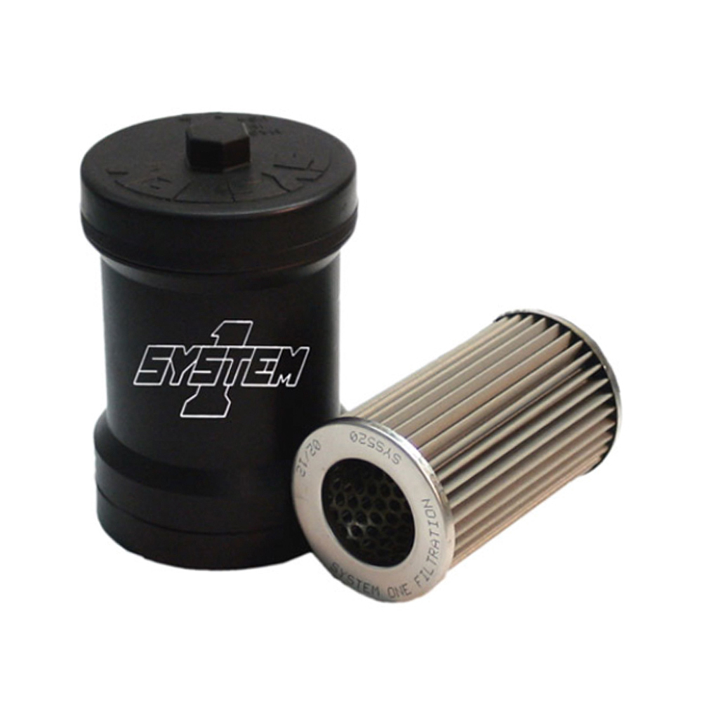 System One 209-510b | SYSTEM ONE Billet Fuel Filter - 10-Micron No Bypass