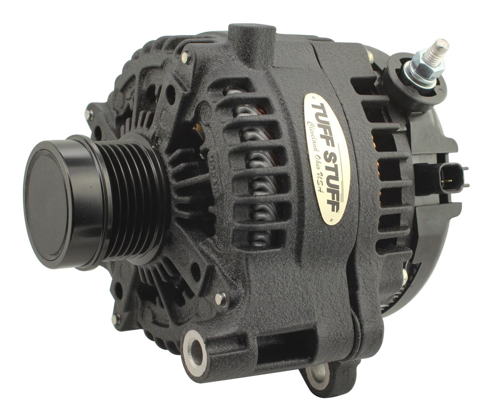 Tuff-stuff 7517b | TUFF-STUFF 240Amp Alternator 18- Jeep Black Wrinkle; 2018-2024